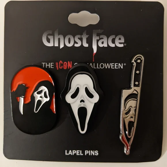 Scream Enamel Pin Set - Picture 2 of 2